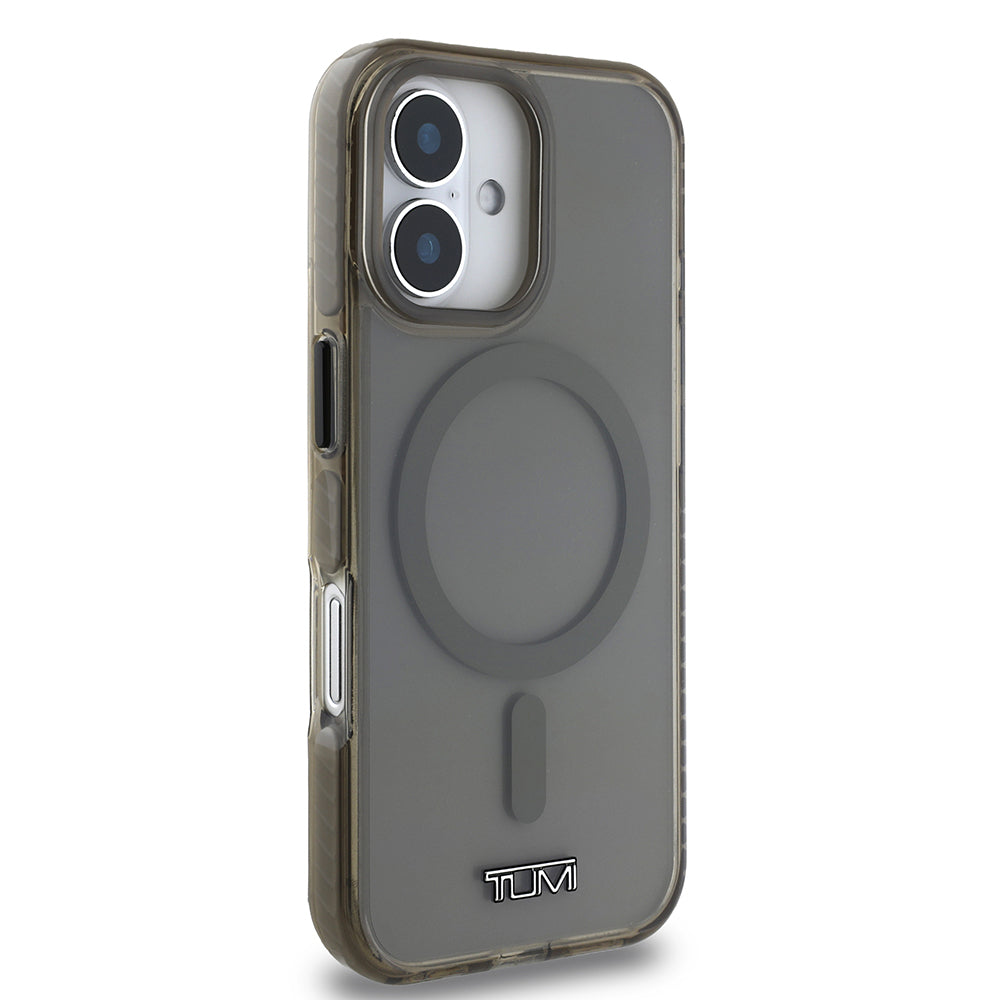 iPhone 16 Kılıf TUMI Orijinal Lisanslı M-safe Şarj Özellikli Airbagli Transparan Kılıf