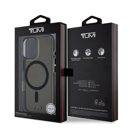 iPhone 16 Kılıf TUMI Orijinal Lisanslı M-safe Şarj Özellikli Airbagli Transparan Kılıf