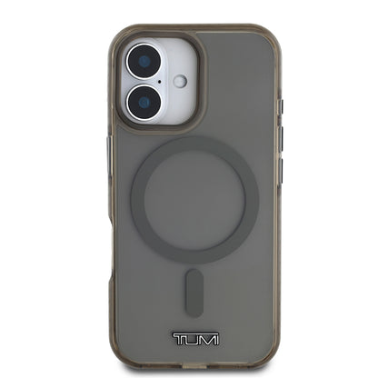 iPhone 16 Kılıf TUMI orijinal Lisanslı M-safe Şarj Özellikli Airbagli Transparan Kılıf