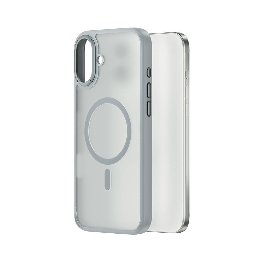 iPhone 16 Kılıf Wiwu FGG-012 ArmorPro Serisi M-safe Şarj Özellikli Parmak İzi Bırakmayan Kılıf
