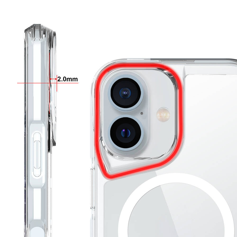 iPhone 16 Kılıf Zore M-safe Şarj Özellikli T-Max M-safe Kılıf