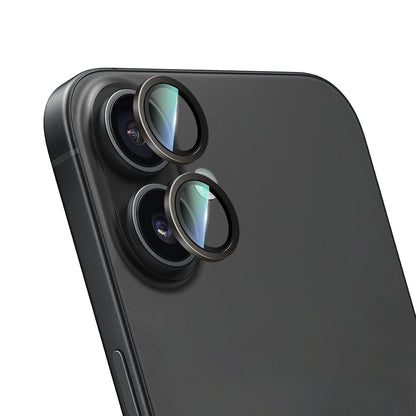 iPhone 16 Plus CaseWorld Alloy Two-Color Serisi Lens Koruyucu