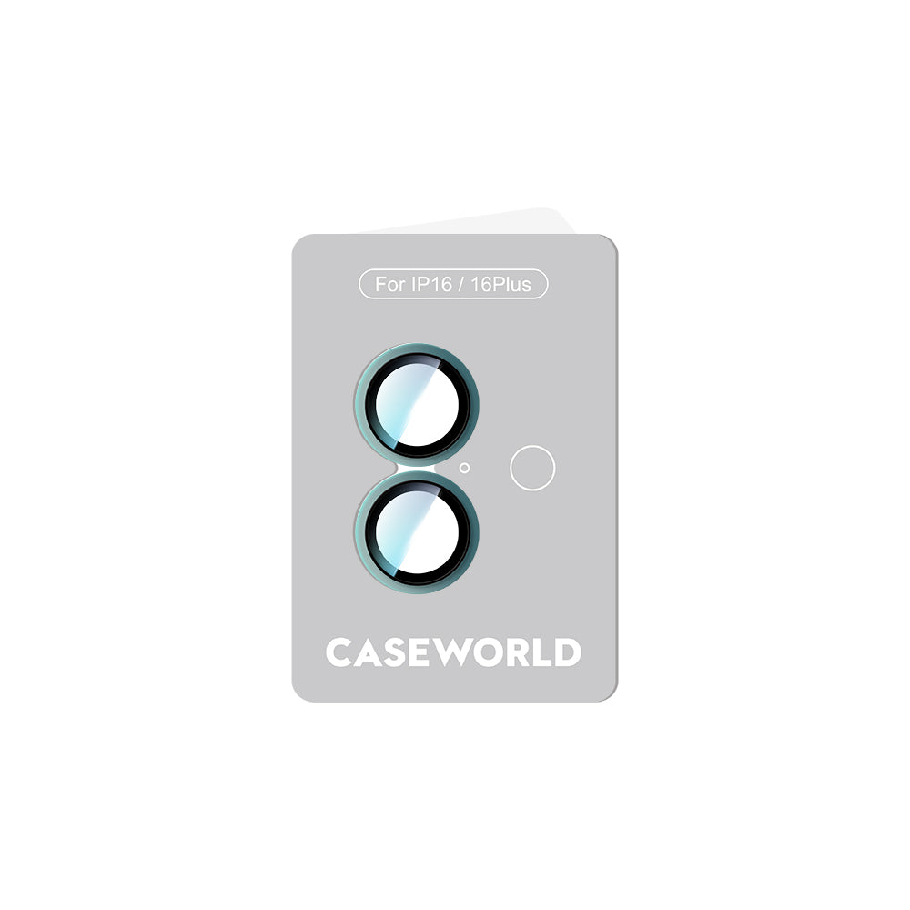 iPhone 16 Plus CaseWorld Alloy Two-Color Serisi Lens Koruyucu