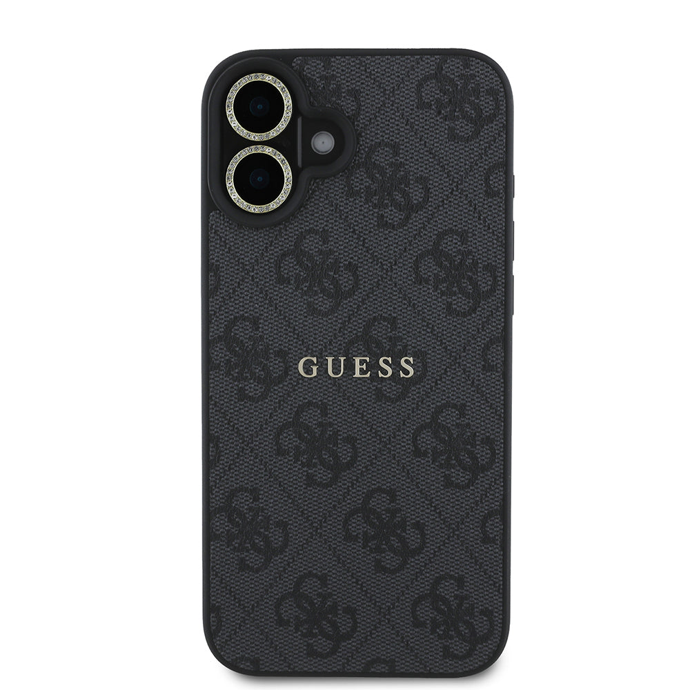 iPhone 16 Plus Guess Orijinal Lisanslı Kılıf + Ekran Koruyucu + Lens Koruyucu 3in1 Aksesuar Seti