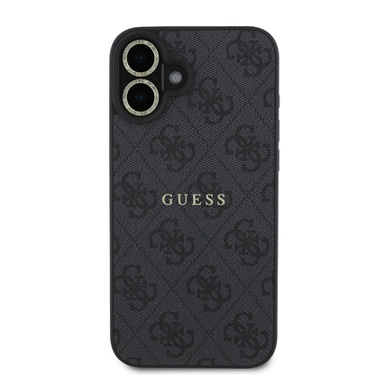 iPhone 16 Plus Guess Orijinal Lisanslı Kılıf + Ekran Koruyucu + Lens Koruyucu 3in1 Aksesuar Seti