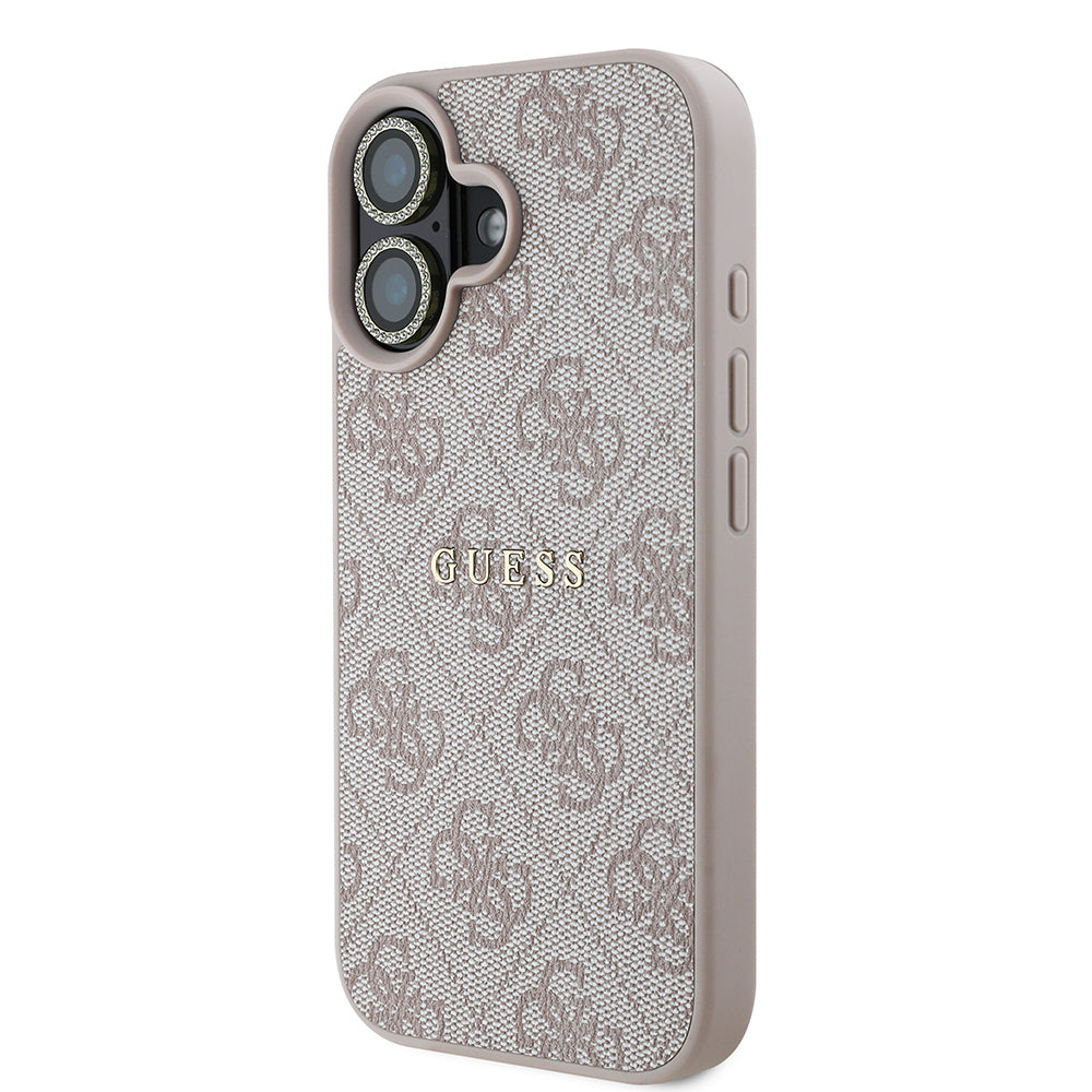 iPhone 16 Plus Guess Orijinal Lisanslı Kılıf + Ekran Koruyucu + Lens Koruyucu 3in1 Aksesuar Seti