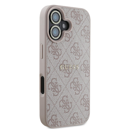 iPhone 16 Plus Guess Orijinal Lisanslı Kılıf + Ekran Koruyucu + Lens Koruyucu 3in1 Aksesuar Seti