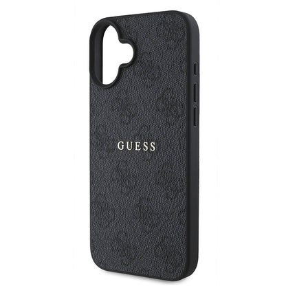 iPhone 16 Plus Kılıf Guess Orijinal Lisanslı M-safe Şarj Özellikli 4G Desenli Yazı Logolu Kılıf