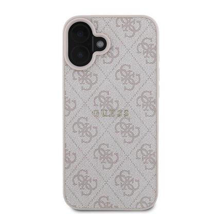 iPhone 16 Plus Kılıf Guess Orijinal Lisanslı M-safe Şarj Özellikli 4G Desenli Yazı Logolu Kılıf