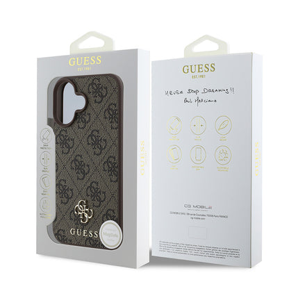 iPhone 16 Plus Kılıf Guess Orijinal Lisanslı M-safe Şarj Özellikli Small 4G Classic Kılıf