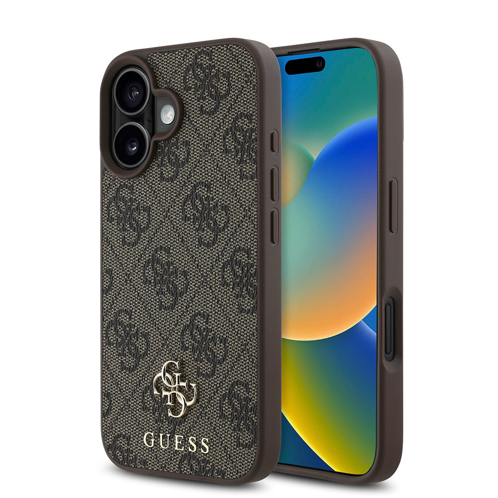iPhone 16 Plus Kılıf Guess Orijinal Lisanslı M-safe Şarj Özellikli Small 4G Classic Kılıf