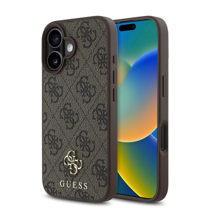 iPhone 16 Plus Kılıf Guess Orijinal Lisanslı M-safe Şarj Özellikli Small 4G Classic Kılıf