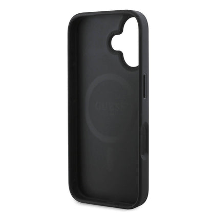 iPhone 16 Plus Kılıf Guess Orijinal Lisanslı M-safe Şarj Özellikli Yazı Logolu Peony Kılıf