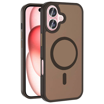 iPhone 16 Plus Kılıf M-safe Şarj Özellikli Mat Arka Yüzey Zore Sio Kılıf