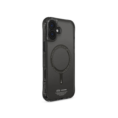 iPhone 16 Plus Kılıf M-safe Şarj Özellikli Şeffaf Airbag Tasarımlı Skinarma Saido Kılıf