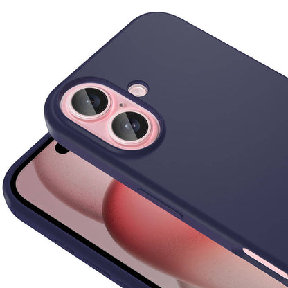 iPhone 16 Plus Kılıf M-safe Şarj Özellikli Sıvı Teknolojili Silinebilir Sert Zore Kivi Kılıf