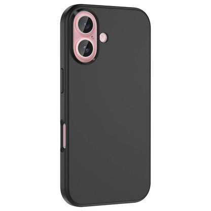 iPhone 16 Plus Kılıf M-safe Şarj Özellikli Sıvı Teknolojili Silinebilir Sert Zore Kivi Kılıf
