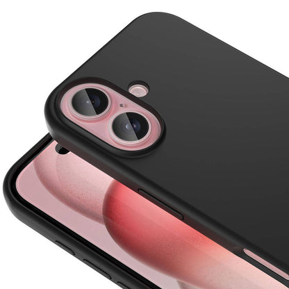 iPhone 16 Plus Kılıf M-safe Şarj Özellikli Sıvı Teknolojili Silinebilir Sert Zore Kivi Kılıf