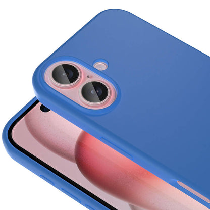 iPhone 16 Plus Kılıf M-safe Şarj Özellikli Sıvı Teknolojili Silinebilir Sert Zore Kivi Kılıf