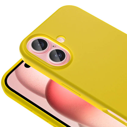 iPhone 16 Plus Kılıf M-safe Şarj Özellikli Sıvı Teknolojili Silinebilir Sert Zore Kivi Kılıf