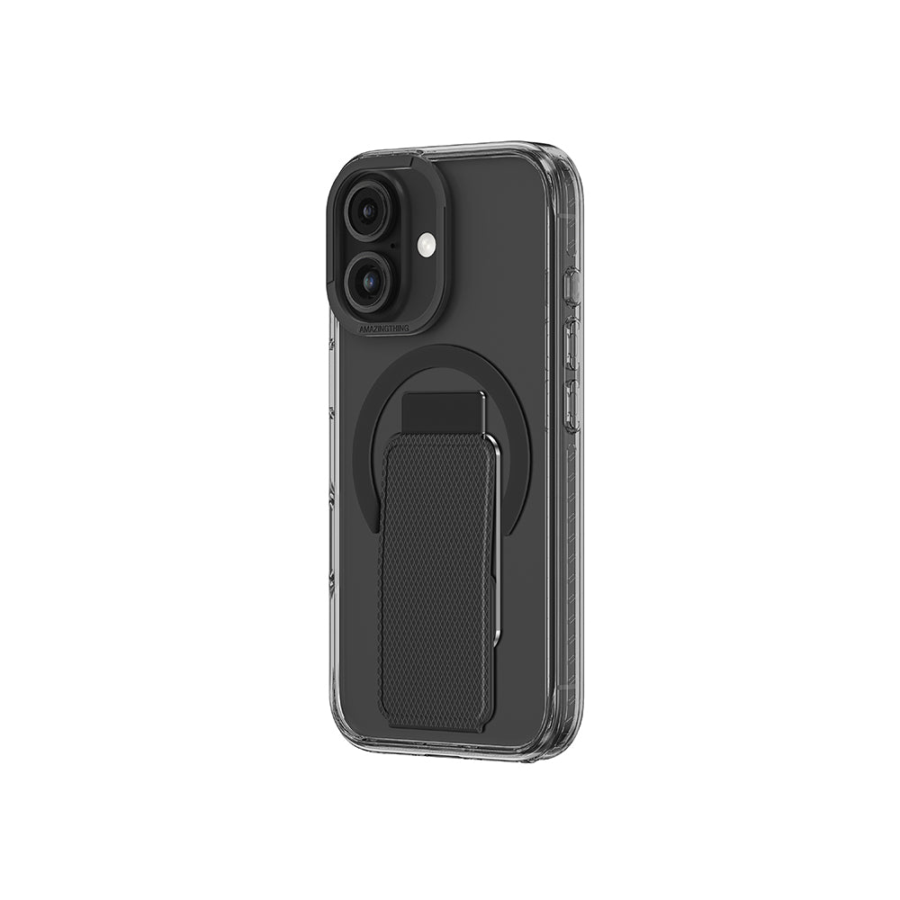 iPhone 16 Plus Kılıf M-safe Şarj Özellikli Standlı Amazingthing Titan Pro Plus Kılıf