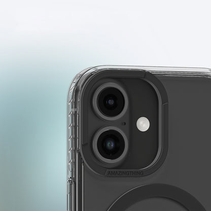 iPhone 16 Plus Kılıf M-safe Şarj Özellikli Standlı Amazingthing Titan Pro Plus Kılıf