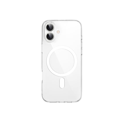 iPhone 16 Plus Kılıf M-safe Şarj Özellikli Wiwu YXK-207 Invisible Pro Sert PC Kılıf