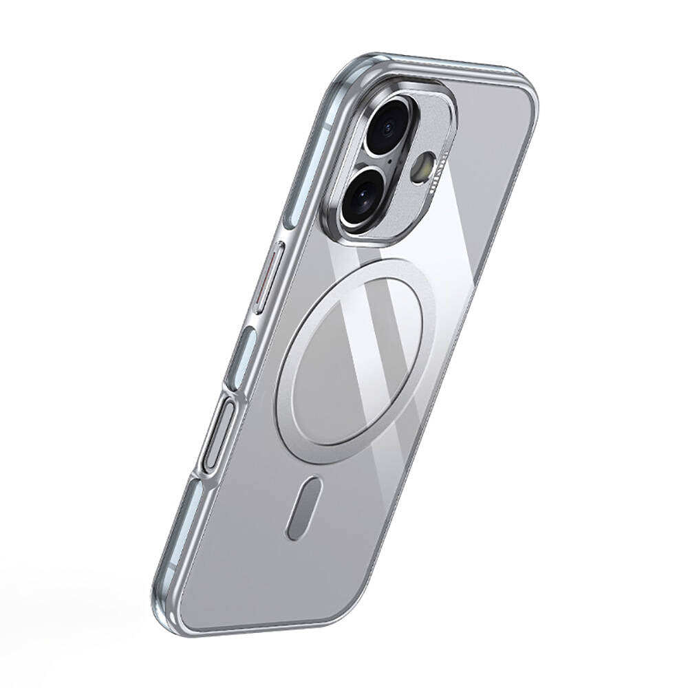 iPhone 16 Plus Kılıf M-safe Şarj Özellikli Wlons Standlı Efsane Kılıf