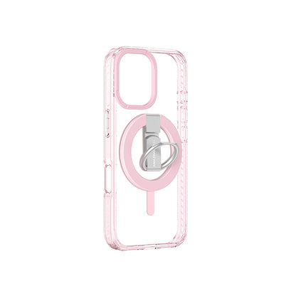 iPhone 16 Plus Kılıf M-safe Şarj Özellikli Yüzük Standlı Amazingthing Titan Pro Serisi Kılıf