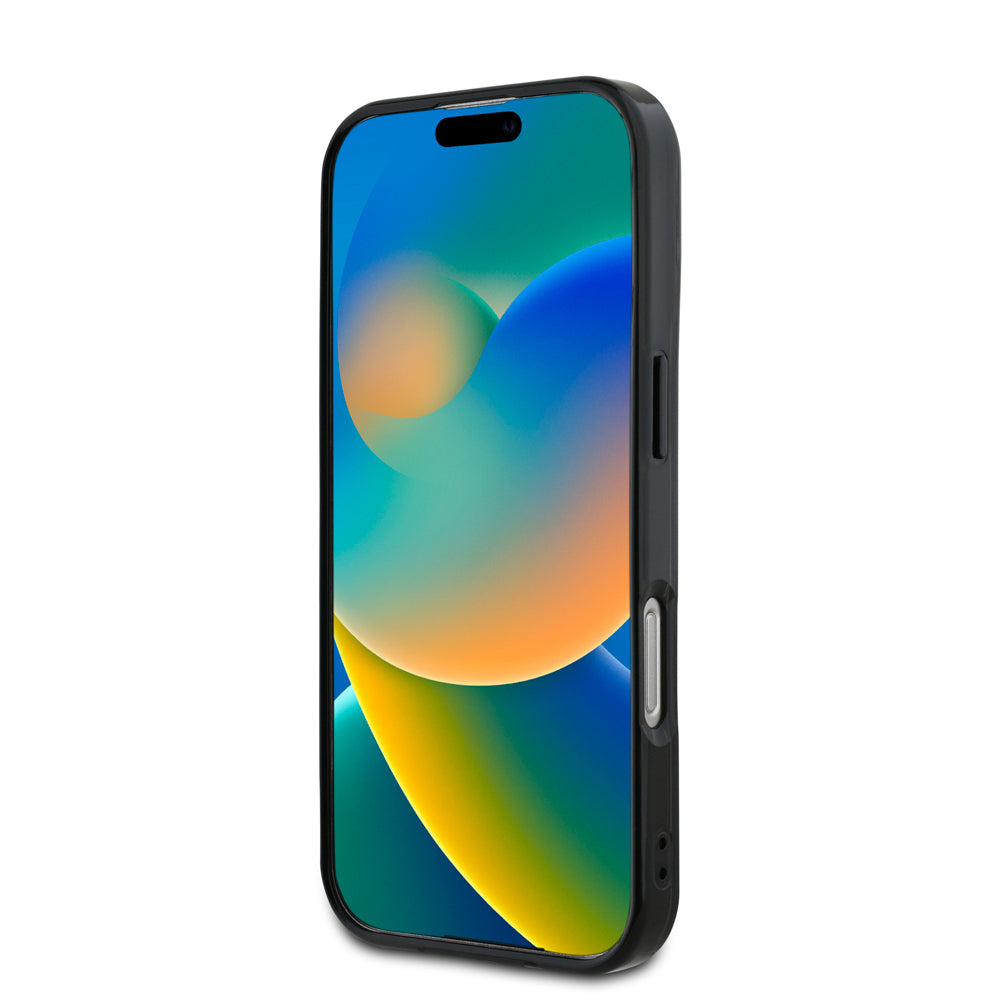 iPhone 16 Plus Kılıf Mercedes Benz orijinal Lisanslı M-safe Şarj Özellikli Çift Katmanlı Paralel Çizgi Desenli Kılıf
