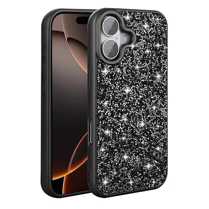 iPhone 16 Plus Kılıf Parlak Taşlı Tasarım Zore Pırlanta Kılıf