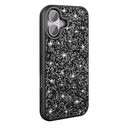 iPhone 16 Plus Kılıf Parlak Taşlı Tasarım Zore Pırlanta Kılıf