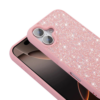 iPhone 16 Plus Kılıf Parlak Taşlı Tasarım Zore Pırlanta Kılıf
