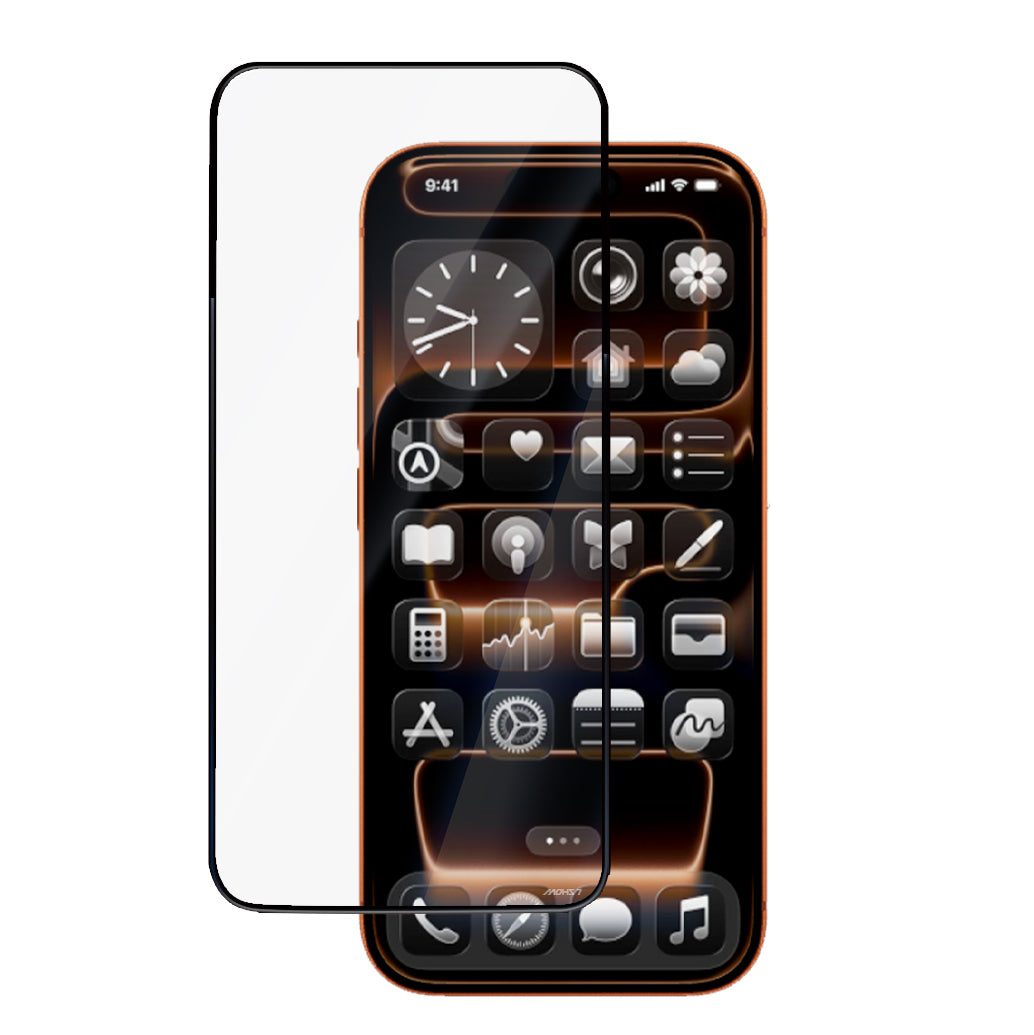 iPhone 16 Plus Mohseven M6 Privacy Temperli Cam Ekran Koruyucu + Kolay Uygulama Aparatı