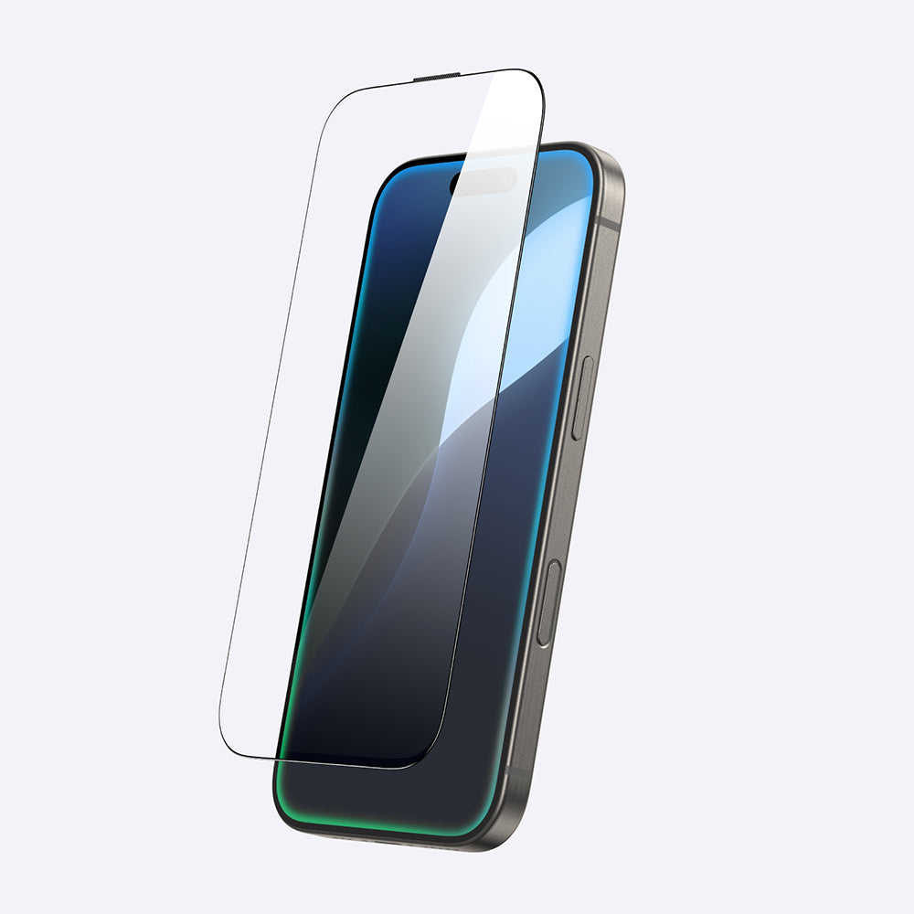 iPhone 16 Pro Amazingthing Titan Parmak İzi Bırakmayan Temperli Cam Ekran Koruyucu