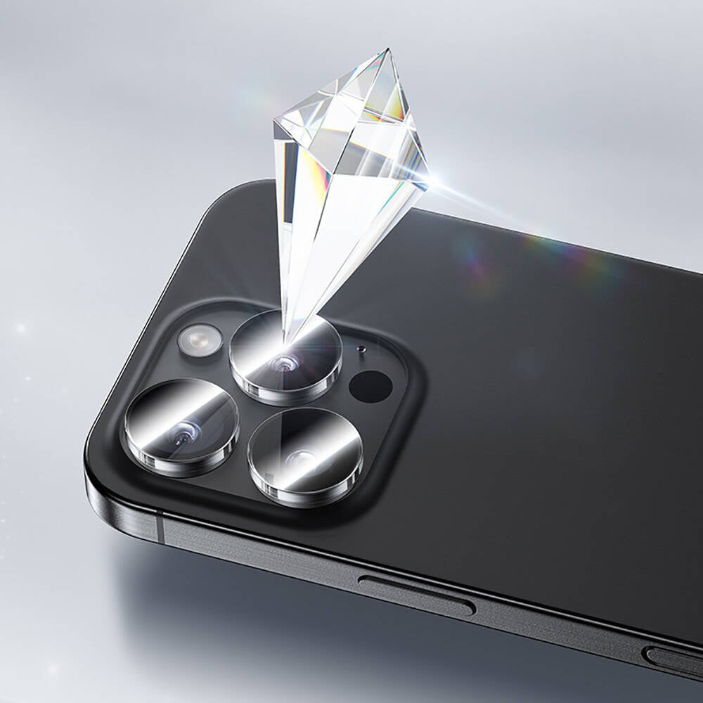 iPhone 16 Pro Benks AR Glass Warrior Transparan Premium Cam Kamera Lens Koruyucu