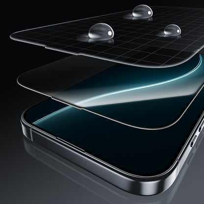 iPhone 16 Pro Benks Glass Warrior HD 0.3mm Ultra İnce 0.9mm Kenarları Güçlendirilmiş Cam Ekran Koruyucu + Kolay Uygulama Aparatlı
