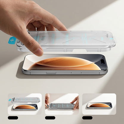iPhone 16 Pro Benks OmniWarrior Eye-Friendly Cam Ekran Koruyucu + Kolay Uygulama Aparatlı