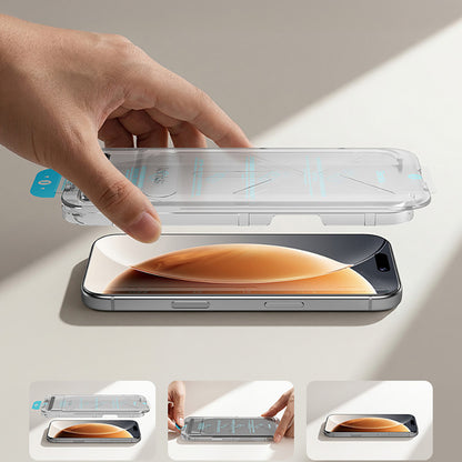 iPhone 16 Pro Benks OmniWarrior Privacy Cam Ekran Koruyucu + Kolay Uygulama Aparatlı