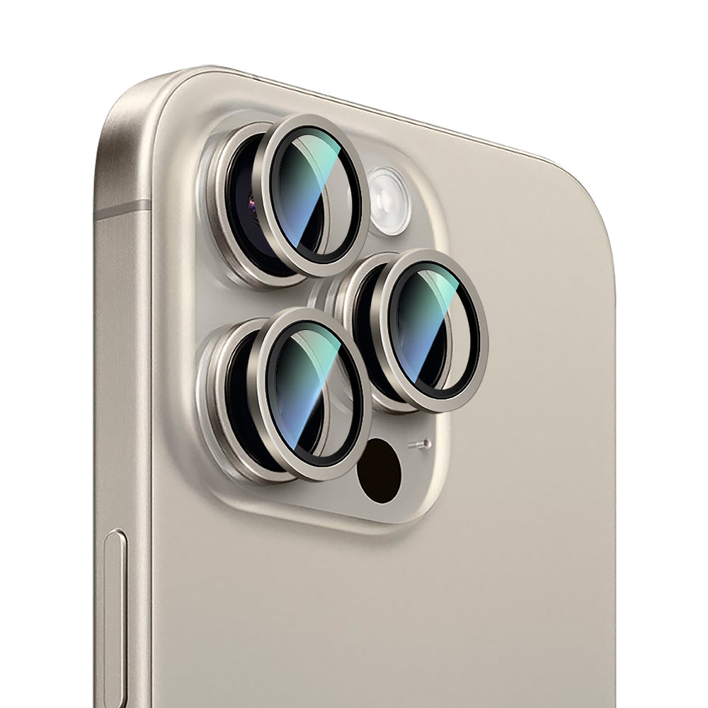 iPhone 16 Pro CaseWorld Alloy Two-Color Serisi Lens Koruyucu