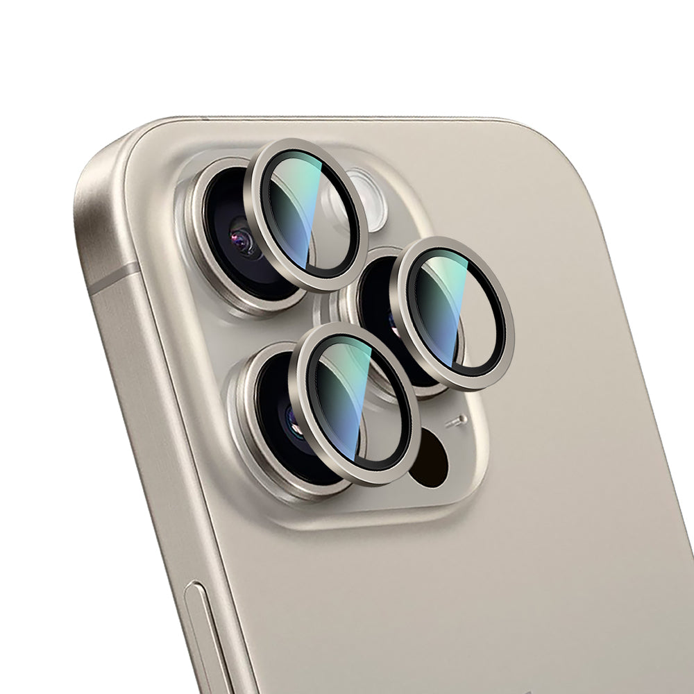 iPhone 16 Pro CaseWorld Alloy Two-Color Serisi Lens Koruyucu