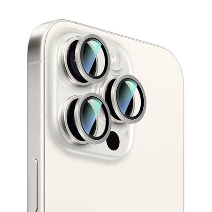 iPhone 16 Pro CaseWorld Alloy Two-Color Serisi Lens Koruyucu