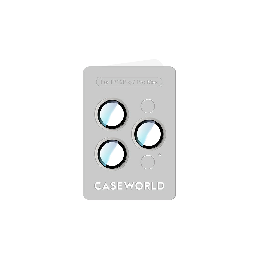 iPhone 16 Pro CaseWorld Alloy Two-Color Serisi Lens Koruyucu