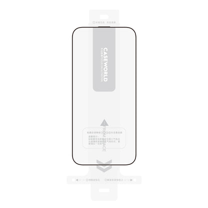 iPhone 16 Pro CaseWorld Armor Serisi Eyesafe Teknolojili 0.15mm 3D Temperli Cam Ekran Koruyucu + Uygulama Aparatlı