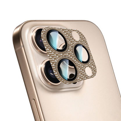 iPhone 16 Pro CaseWorld Karbon Fiber Serisi Anti Reflective Ultra Clear Full Kamera Lens Koruyucu