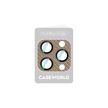 iPhone 16 Pro CaseWorld Karbon Fiber Serisi Anti Reflective Ultra Clear Full Kamera Lens Koruyucu