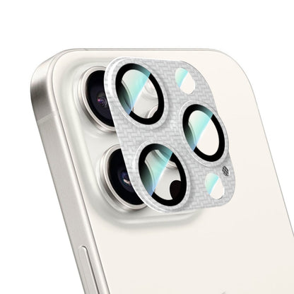 iPhone 16 Pro CaseWorld Karbon Fiber Serisi Anti Reflective Ultra Clear Full Kamera Lens Koruyucu