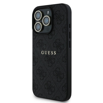 iPhone 16 Pro Guess Orijinal Lisanslı Kılıf + Ekran Koruyucu + Lens Koruyucu 3in1 Aksesuar Seti