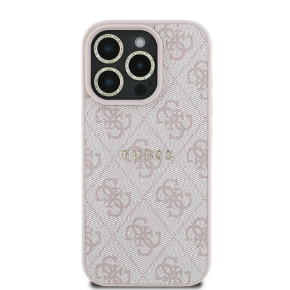 iPhone 16 Pro Guess Orijinal Lisanslı Kılıf + Ekran Koruyucu + Lens Koruyucu 3in1 Aksesuar Seti