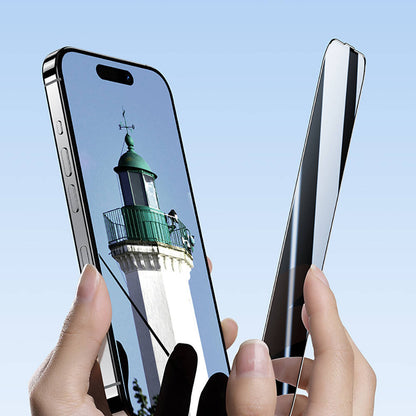 iPhone 16 Pro Hidrofobik Ve Oleofobik Özellikli Benks Privacy Air Shield 0.4mm Ekran Koruyucu 10'lu Paket
